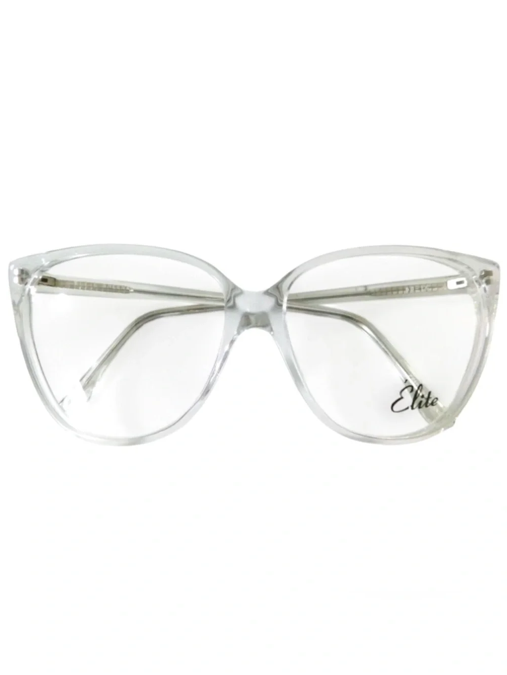 1980’s‎ Vintage Cateye Eyeglasses in a Clear, Oversized, Deadstock/Unworn